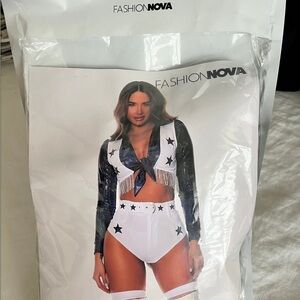 FashionNova Dallas Texas Cowboys Cheerleader Costume